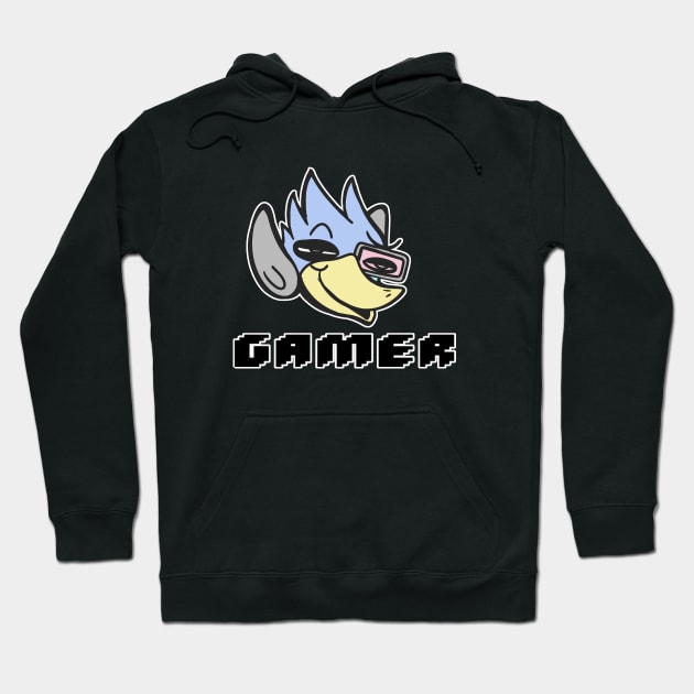 Deltarune: Berdly Gamer Hoodie by wisdomeel